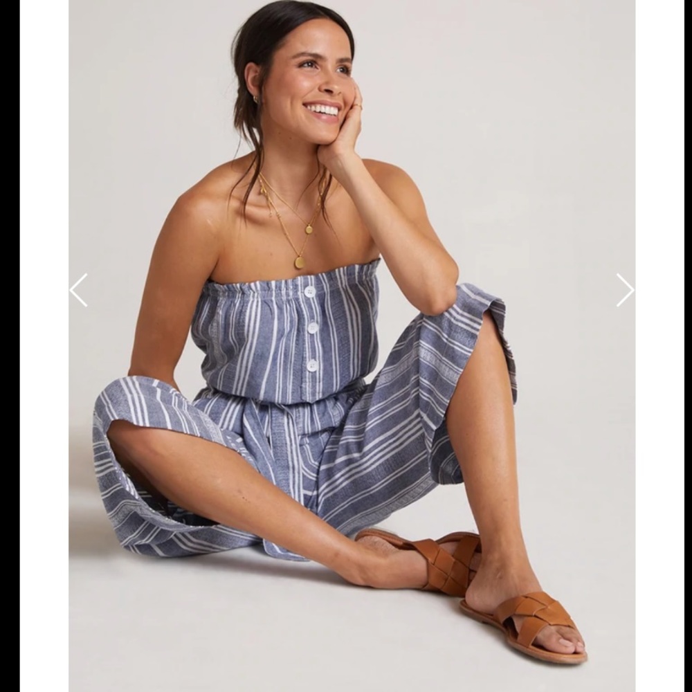 Bella Dhal ruffle strapless jumpsuit